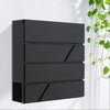 Letter Post Mail Box Metal Wall Door Gate Fence Garden Home House Lockable