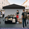 Foldable Outdoor Patio Shelter Gazebo Portable Backpack-Black