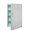 Key Cabinet Lockable Key Storage Box Wall-Mounted Security Safe Box for 96 Keys