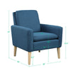 Modern Tub Accent Fabric Chair Single Sofa Comfy Upholstered Arm Chair Bedroom