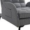 Nordic Recliner Chair Sleeper Sofa Lounger Armchair with Footstool Bedroom Sofas