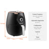 Air Fryer 5L 1450W Power Oven Healthy Cooker Non-stick Oil Free Low Fat Frying