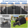 Heavy-Duty Outdoor Motorcycle Shelter 342cm Garage Tent Bike Storage Shed