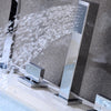 Bathroom 5-Hole Chrome Sink Bath Filler Tap & Hand Held Shower Mixer Taps Faucet