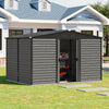 Large Capacity Outdoor Storage Shed Parking Room Utility Room Tool Shed Garden