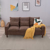 Panana Linen Fabric 2 & 3 Seater Sofa Couch with Wood Legs 3 Colours