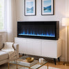 Wall Mounted 50inch Insert LED Fireplace Electric Inset Media Fire Stove 12Color
