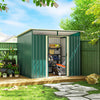 Garden Shed Outdoor Storage Tool Organizer w/ Double Sliding Door