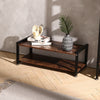 TV Cabinet Vintage TV Stand Console Table TV Unit Centre Table w/Storage Shelves