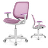 Kids Swivel Desk Chair Ergonomic Children Rolling Study Chair w/Mesh Back
