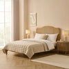 Dusk Annecy Natural Wood & Rattan Double Bed Frame RRP £799