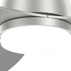 3 Blades 52inch Ceiling Fan Light 6 Speed Timer Remote Control Chandelier Silver