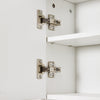Wooden Kitchen Storage Cupboard 4 Doors Cabinet with Drawer Shelf Freestanding