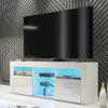 TV Unit Cabinet | TV Stand 145cm | Sideboard with High Gloss Doors | Free LED