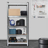 Metal Garage Shelving Rack Unit 5 Tier Heavy Duty Storage Shelf Silver UK