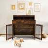 Double Layered Dog Cage With Drawers Puppy Training Crate Pet Carrier Movable