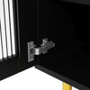 Multi-Purpose Kitchen Storage Cabinet w/ Cupboard Cabinets Drawers Shelves Black