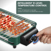 Electric Teppanyaki Table Top Grill Griddle BBQ Barbecue Camping w/ Temp Fsiatyv
