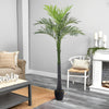 2.2M Large Artificial Palm Tree Fake Plants Tropical Coconut Tree Home DIY Decor
