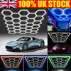 14 Hexagon Hex LED Lighting Car Detail Home Garage Workshop Custom With BORDER