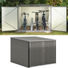 Outdoor Garden Storage Shed Galvanized Steel Bicycle Shed for Bike 4 Bike Lane