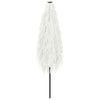 Garden Parasol with Steel White 388x388x248 J2U2