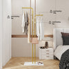 Heavy Duty Dual-pole Clothes Rail Anti-Collapse Garment Rack Coat Hanger Stand