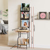 Smilesun Record Player Stand Vinyl Record Storage Turntable Stand 200 Albums