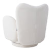 Teddy Velvet Single Swivel Cuddle Chair Accent Armchair Padded Seat Leisure Sofa