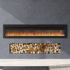 60" Wide LED Electric Fireplace Wall Mounted/ Insert 9 Flames Inset Fire Heater