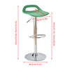 Set of 2/4/6 Plastic Bar Stools for Breakfast Kitchen Barstool Chair