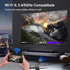Smart Mini Projector with WiFi and Bluetooth 4K Video Portable Ceiling Projector