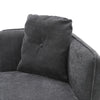 2 Seater 143cm Leisure Sofa Upholstered Linen Fabric Couch w/Small Side Table