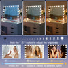 Hollywood Vanity Makeup Mirror with 18-LED Lights RGB Backlit Light Up Wall 80cm