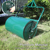 Garden Lawn Roller for Grass Galvanised Steel Water with Padded Handle 40L 48L