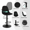 1/2/4/6x Bar Stool Kitchen Breakfast Pub Stool w/ Backrest Gas Lift Swivel Chair