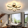 Aluminum LED Ceiling Lamp Ring Light Chandelier Lights Fixture Living Bedroom