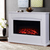 34 Inch Inset Electric Fireplace Suite + Remote MDF Surround Fire Burning Flame