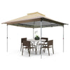 3.5 x 3.5M Outdoor Pop up Tent Gazebo Portable Canopy Shelter w/ Wheeled Bag