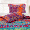 Bohemia Patchwork Bedspread Quilte Set Throw Rugs Bedding King Size Pillowcases
