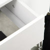 Shoe Storage Cupboard with 2 Flip Doors and Sliding out Drawer, White