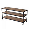 Industrial Wood Metal Frame TV Unit Cabinet Console Stand Bookcase Desk Table UK