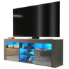 TV Unit Cabinet | TV Stand 145cm | Sideboard with High Gloss Doors | Free LED