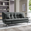 Modern 3Seater Sofa Bed Couch Settee Recliner Adjustable Backrest Sofabed Velvet