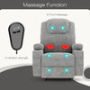 Flamaker Riser & Recliner Armchair 8Point Electric Heated Massage Sofa Arm Chair
