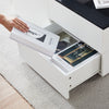 High Gloss Coffee Table Rectangular Living Room 3 Drawers Hidden Storage