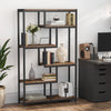 Tribesign 5-tier Open Etagere Bookcase w/ Multi-function Storage for Home&Office