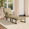 Folding Futon Chair Bed Single Sofa Bed Armchair 3-in-1 Recliner Lounger Sleeper