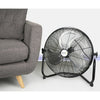 Floor Fan 18" High Velocity 3 Speed Freestanding Adjustable for Office Gym Black