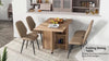 Mobile Drop Leaf Table Kitchen Table Extendable Dining Table w/ Shelves, Wheels